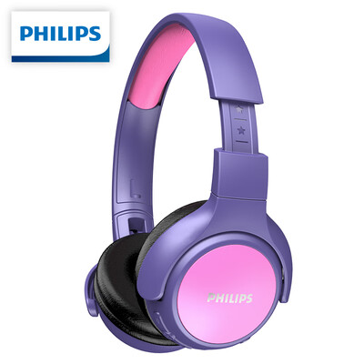 

Philips PHILIPS TAKH402 headset childrens Bluetooth headset learning headphones care for childrens ears pink
