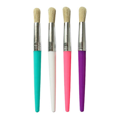 

Toponeto 4Pcs Kids Graffiti DIY Color Art Painting Brush School Supplies
