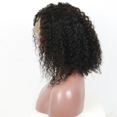 

Dolago Deep Curly Lace Front Human Hair Wigs For Women 13x6 Short Bob Wigs 130 Malaysian Glueless Lace Frontal Wig Full End