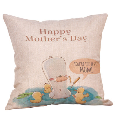 

〖Follure〗Mothers Day Pillowcase Linen Car Home Decorative Cushion Cover Pillow Covers