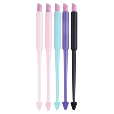 

Nail Art Cuticle Remover Dead Skin Quartz Polish Pen Scrubs Grinding Stick