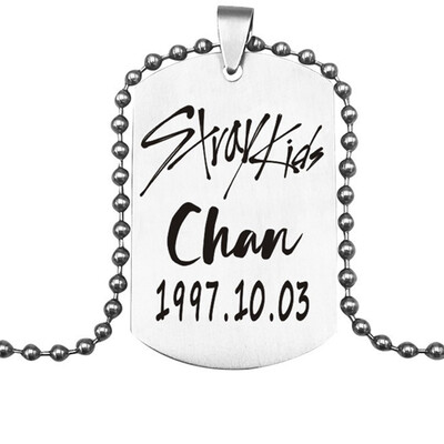 

Straykids Stray Kids Pendant Necklace Fashion Jewelry Silver Titanium Chain Necklaces & Pendants