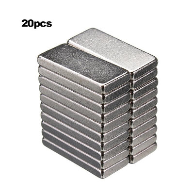 

20pcs N35 Strong Magnety Blocks Rare Earth Neodymium Magnety for DIY Craft Scientific&Office Multi-use 15x65x2mm