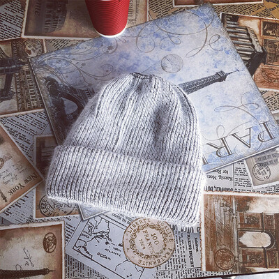 

Japanese Angora Rabbit Hat Women Crimping Knit Hat Autumn&Winter Turtleneck Hat Couples Thicken Cold Hat Tide
