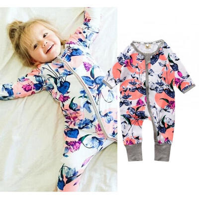 

Cotton Newborn Infant Kids Baby Boy Girl Romper Bodysuit Jumpsuit Clothes Outfit