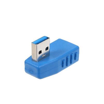 

USB30 Male to Female 90 Degree Left Angle Adapter USB30 Converter for Laptop PC TV STB Projector