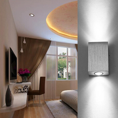 

Gobestart Modern Aluminum Square LED Wall Light Porch Bar Spot Lamp Lighting Home Decor