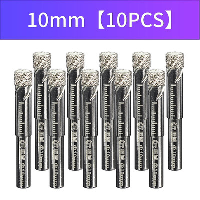 

JIANGCHENG Vacuum Brazed Dry Drill Diamond Hole Saw with Wax Filling Diamond Core Drill Bits Set for porcelain ceramic tile