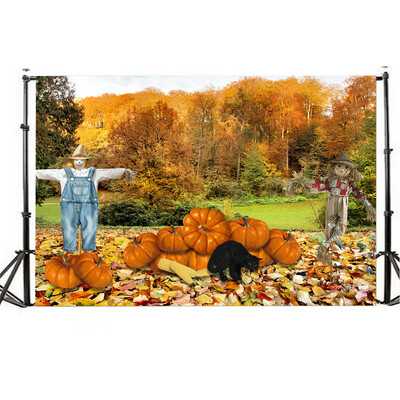 

Toponeto Halloween Backdrops 5x3FT Lantern Background Photography Studio Decoration