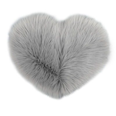 

Love Heart Shape Artificial Wool Area Carpet for Home Decoration