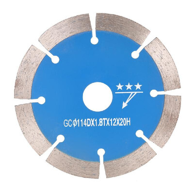 

1141820mm Dry Cutting Segmented Diamond Saw Bit with Cooling Holes 20mm Inner Diameter Stone Cutting For Angle Grinder Architec