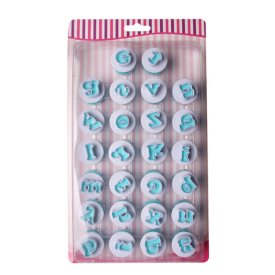 

Toponeto Letter Cake Tool Case Digital Fondant Stamp With DIY Mould Kitchen Tools