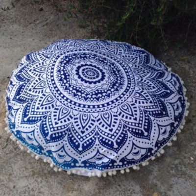 

Siaonvr Indian Large Mandala Floor Pillows Round Bohemian Cushion Cushions Cover