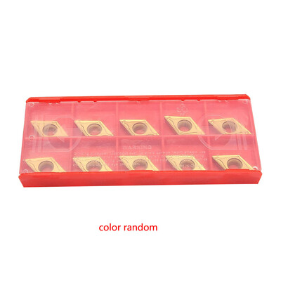 

10Pcsset DCMT11T304 YBC251 DCMT3251-HM Inserts Boring Bar Indexable Inserts Replacement