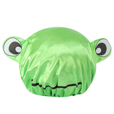 

〖Follure〗Double-layer Children Cartoon Waterproof Shower Cap Cute Baby Bath Cap