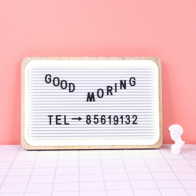 

〖Follure〗LED White Square Custom Letter Display Notice Message Board