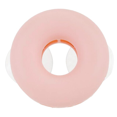 

Gobestart Donut Toothbrush Holder Wall-Mounted Bathroom Wall Mount Tooth Holder