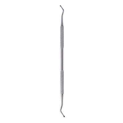 

Dual-Headed Groove Pick Toe Finger Cuticle Pusher Steel Dead Skin Remover
