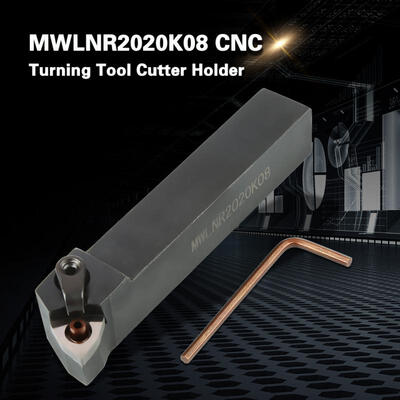 

Greensen 1pc MWLNR2020K08 CNC Turning Tool Cutter Holder For WNMG0804 Insert with Hex Keys