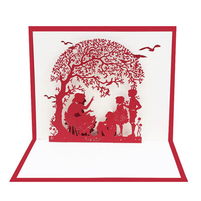 

Creative 3D Pop Up Tree Paper Greeting Card Teachers Mothers Day Birthday Gift