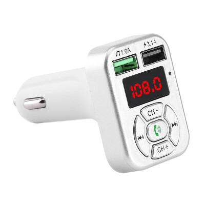 

KELIMA BT Car Charger 31A Quick Charge Car Wireless BT FM Transmitter MP3 Player