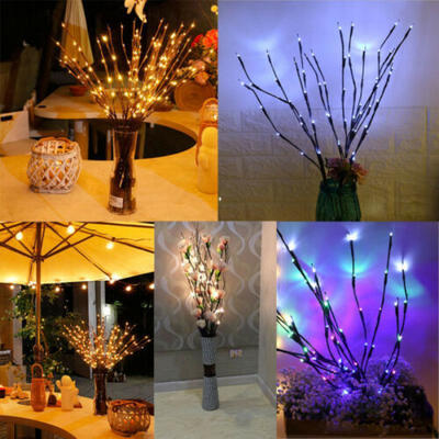 

20 LED Willow Tree Branch Light Christmas Party Garden Decor Fairy String Lamp
