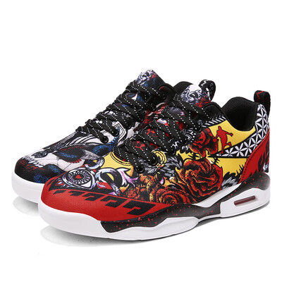 

Trendy wild basketball shoes wear-resistant non-slip breathable boots sneakers