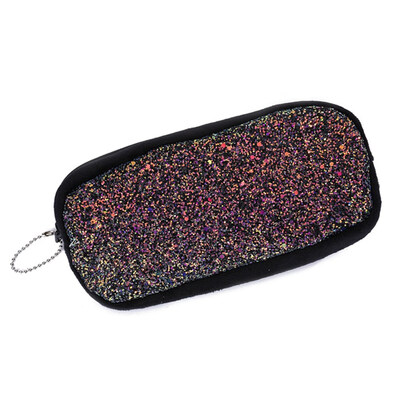 

Plush Sequins Purse Solid Color Cosmetic Storage Bag Travel Cosmetic Bag Useful