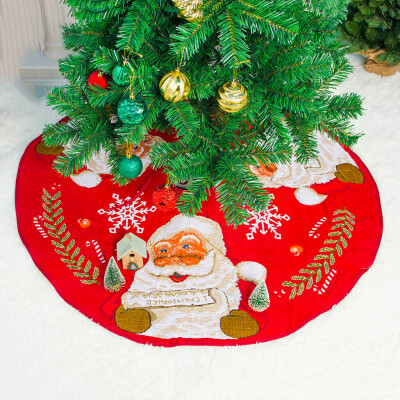 

Siaonvr Christmas Tree Skirt Ornament 39 inch Diameter Christmas Tree Bottom Decoration