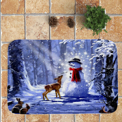 

〖Follure〗Merry Christmas Welcome Doormats Indoor Home Carpets Decor 40x60CM