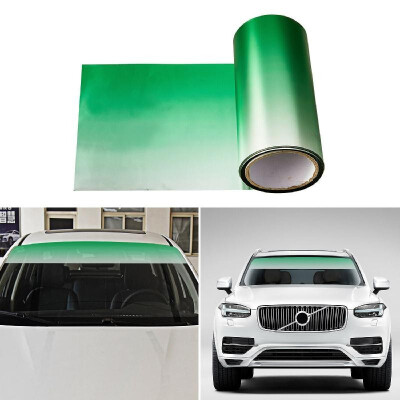 

Upper Front Windshield Sun Protection Sheet Gradient Auto Staining Film Creative Windshield Stickers Vehicle Body Decals Decoratio