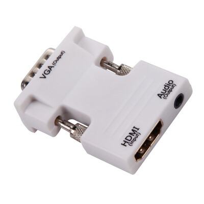 

1080P HDMI Male To VGA Female Adapter Converter with 35mm Audio Output