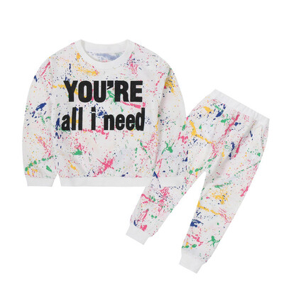 

Toddler Baby Girls Long Sleeves Letter Print TopPants Outfit Kids Clothes Sets