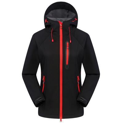 

Toponeto Womans New Soft Shell Sweater Single Layer Waterproof And Breathable Coat