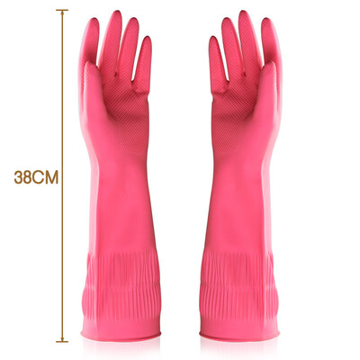

Fang grass long thicker light gloves medium chores cleaning gloves laundry dishwashing kitchen gloves