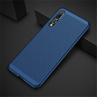

Goowiiz Phone Case For Huawei P20P20 ProP20 LiteNova 3E Full Protection Slim Hard PC Breathable Grid Back Cover