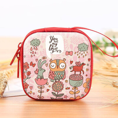 

Unicorn Alpaca Mini Handbag Cute Simple Style Headphones Box Small Wallet Cartoon Coin Change Purse