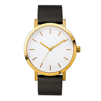 

Women Lady Watches Minimalist Style Leather Band Stainless Steel Analog Quartz Wristwatch Female Casual Watch Girls Gift 2019
