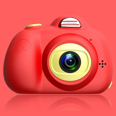 

D6 Kids Digital Video Camera Creative DIY Camera For Kids With Soft Silicone Protective Shell 1080P HD Sport Learn Mini Camera