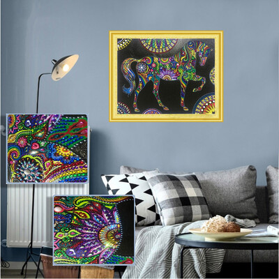 

Siaonvr Special Shaped Diamond Painting DIY 5D Partial Drill Cross Stitch Kits Crystal