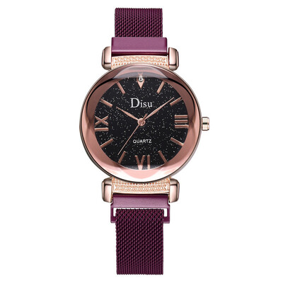 

Luxury Womens Watches Scale Dial Ladies Quartz Wristwatch With Starry Sky Magnetic Buckle Strap Clock Fashion Reloj Muje