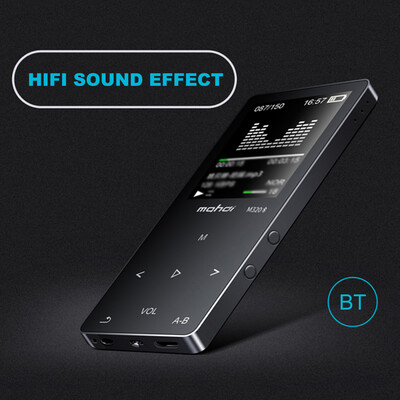 

Mahdi M320 MP3 Player BT Metal Sport Mini Portable Audio 4G8G Music Player