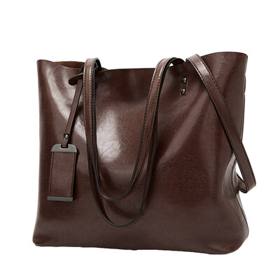 

Women Zipper Large Capacity Faux Leather Crossbody Shoulder Bag Handbag Tote