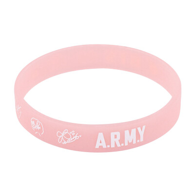 

KPOP BTS Bangtan Boys WANNA ONE Silicone Luminous Bracelet Cute Candy Color Sports Bracelet ARMY Hot Gift