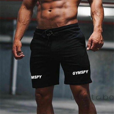 

Men Workout Casual Pants Trousers Gym Training Running Jogging Sports Shorts