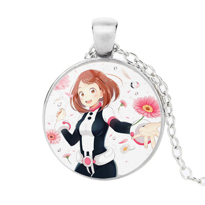 

26 Styles For You Choose Anime Boku No My Hero Academia Katsuki Deku All Might Cabochon Necklace Unisex Jewelry
