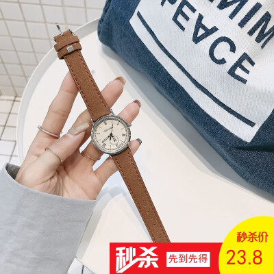 

Examination Watch Female Middle School Students Korean Edition Simple Uzzang Retro Style Xiao Qingxin College Fengshen Department