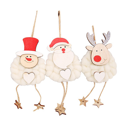 

Tailored Christmas Felt Doll Hanging Hotel Window Christmas Tree Decoration Doll Pendant