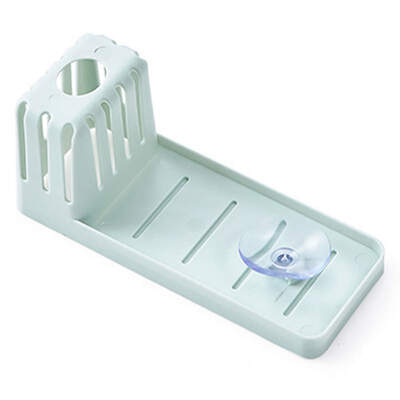 

Kitchen Cleaning Supplies Soap Drain Rack Plastic Sponge Scrubber Storage Holder Basket