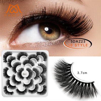 

〖Follure〗10 Pairs Of Lotuses With 5D Mink False Eyelashes And Natural Dense Eyelashes